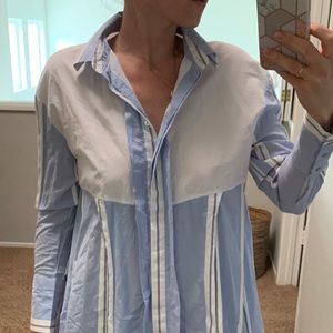 Zara button shirt/ top